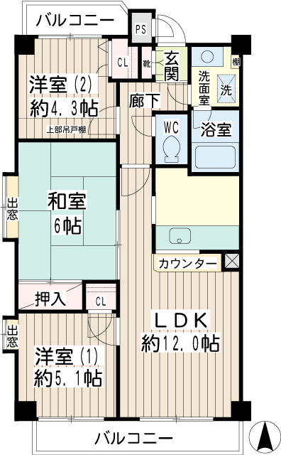 グレース川崎 間取り