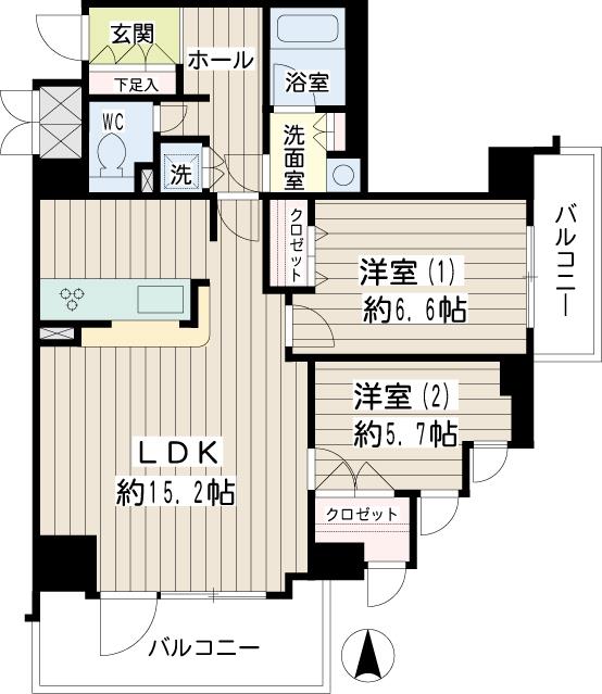 グレイスコート木場 間取り