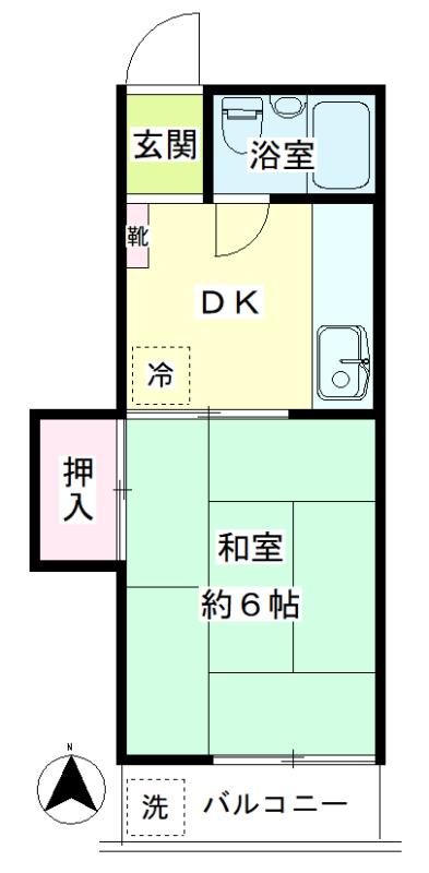平安コーポラス№14 間取り