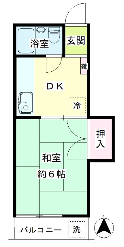 平安コーポラス№14 間取り