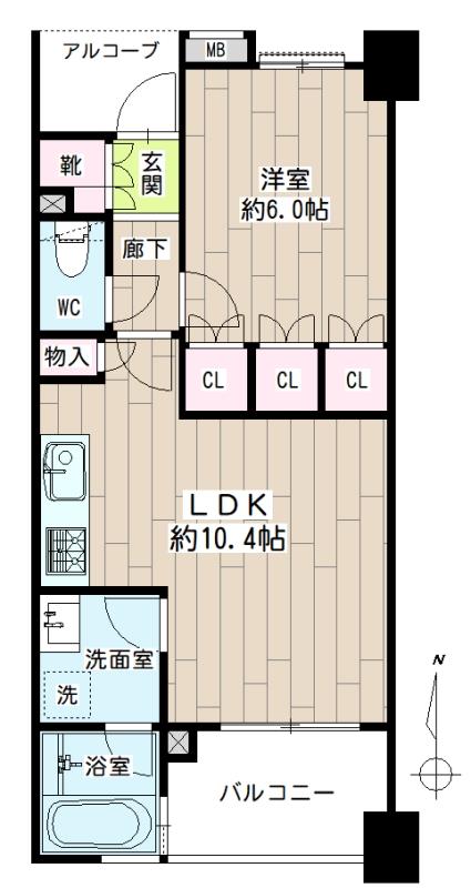 イクシア横浜鶴見　ステーションフロント 間取り