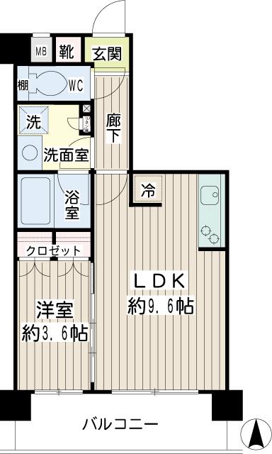 エクセル武蔵小杉 間取り