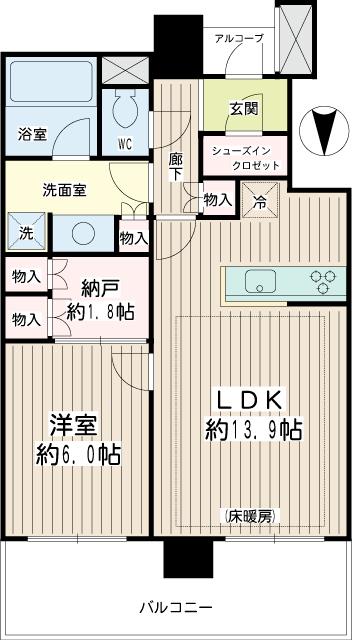 クレッセント川崎タワー 間取り