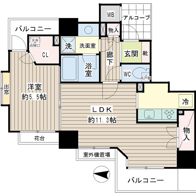 ナイスグランソレイユ東陽町 間取り
