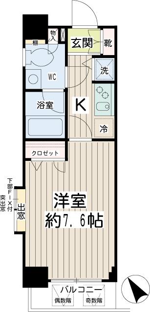 アーバン・スクエア鶴見中央 間取り