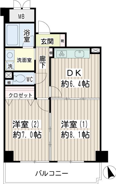 ガルファーサ新横浜 間取り